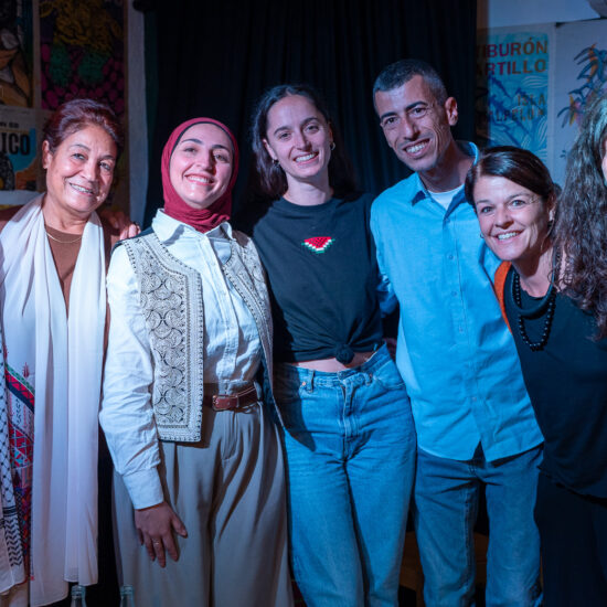 partecipanti evento economie di resistenza in Palestina